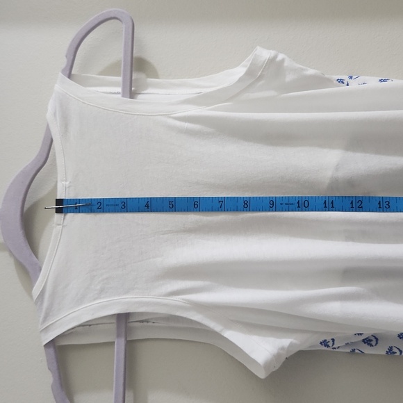 Gap draped cotton top with partial under tank top Small - Picture 7 of 16